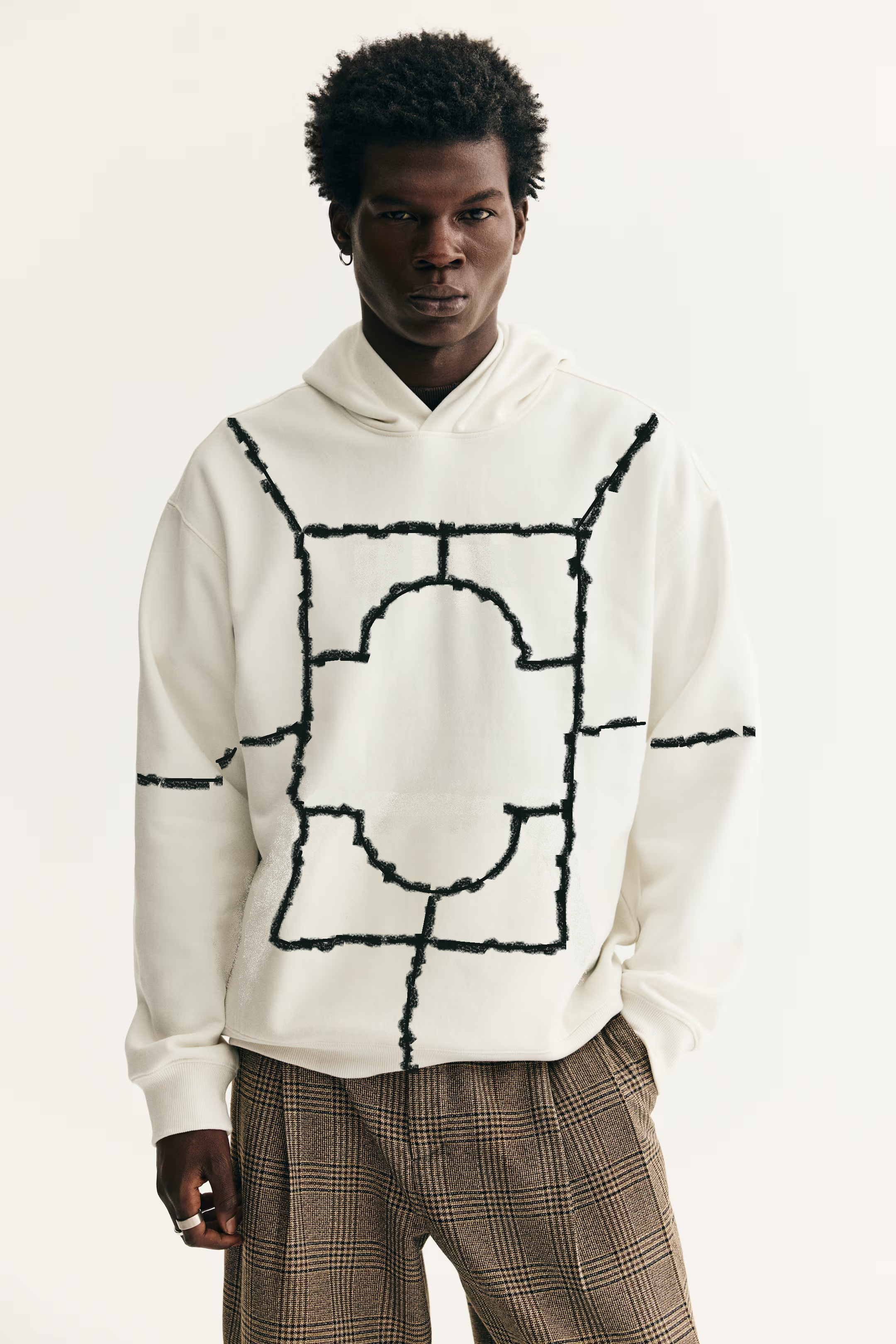 Y Panel Hoodie